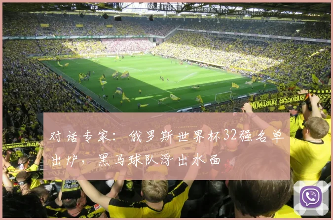 对话专家:俄罗斯世界杯32强名单出炉,黑马球队浮出水面